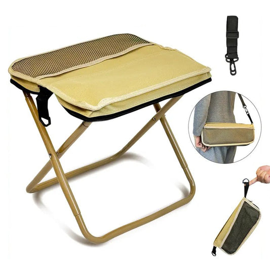 🪑Ultra-Light Folding Stool – Supports Up to 265 lbs