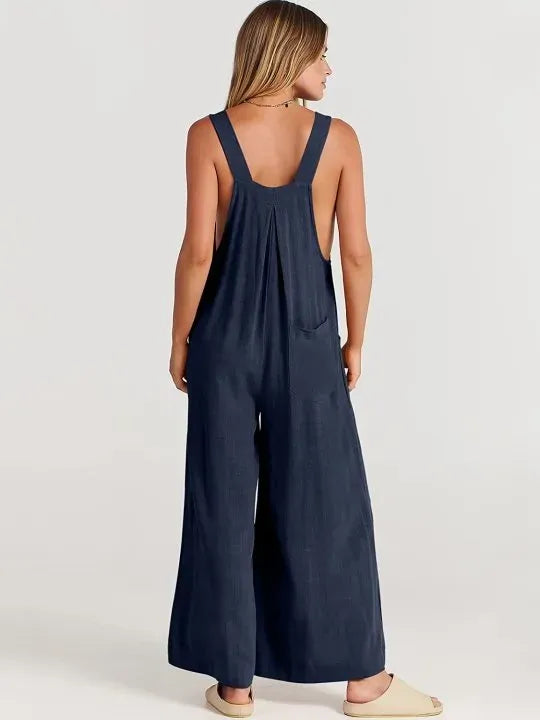 Plus Size Wide Leg Overalls Jumpsuit(Buy 2 Free Shipping)