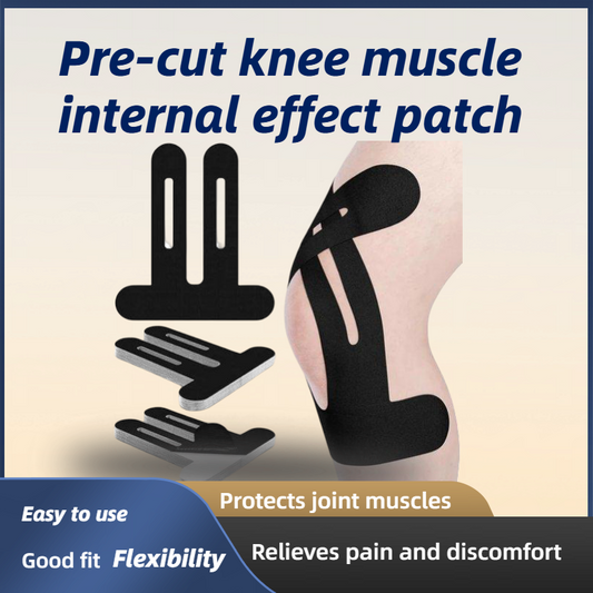 🎯 Pre-Cut Knee Kinesiology Tape: Easy Apply, Support & Pain Relief