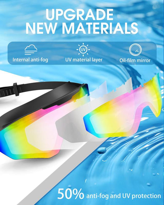 Waterproof Swimming Goggles & Swimming Cap Set