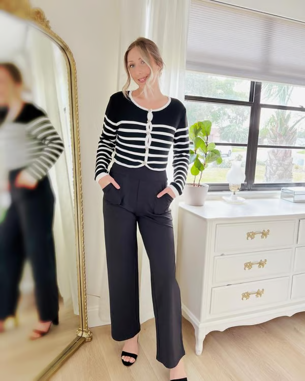 💖LAST DAY BIG SALE 50% OFF💷Loose High-Waist Business Casual Pants Yoga Pants