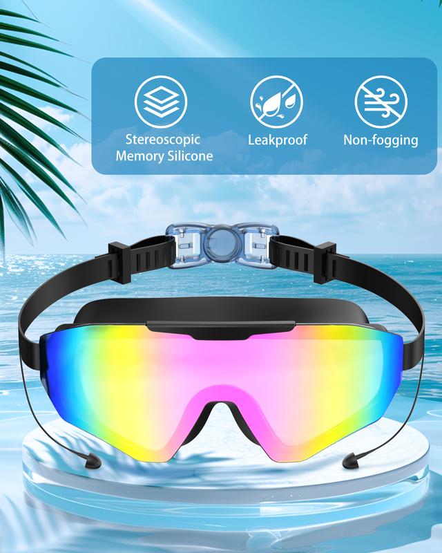 Waterproof Swimming Goggles & Swimming Cap Set