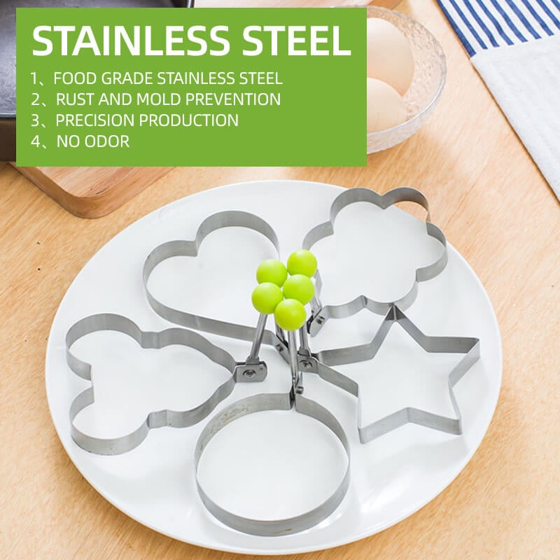 🔥time-limited Sale 49%🔥Stainless Steel Fried Egg Molds