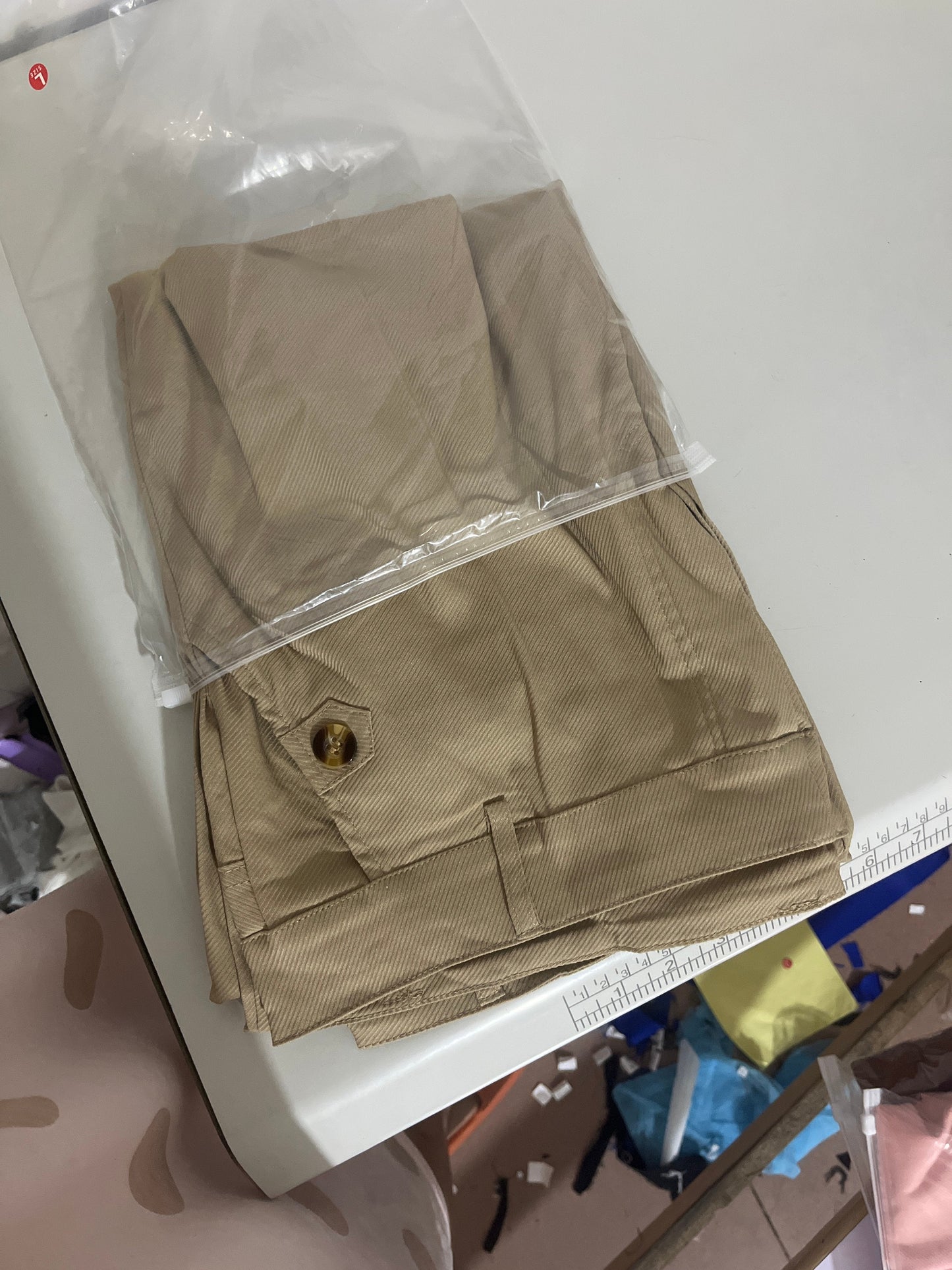 👖2025 HOT SALE💷Stretch Twill Cropped Wide Leg Pants