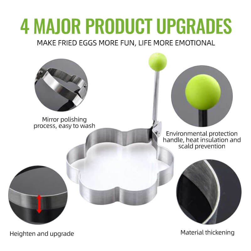 🔥time-limited Sale 49%🔥Stainless Steel Fried Egg Molds