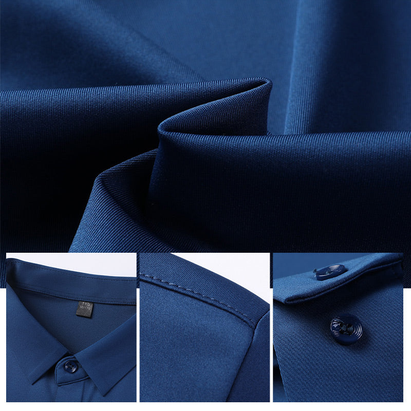 🔥2025 HOT SALE🔥Men's Wrinkle-Free Stretch Dress Shirt