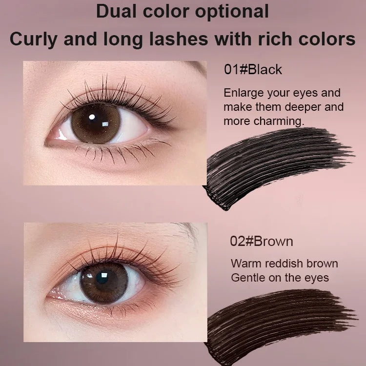 🔥Waterproof and Non-Smudging✨Lengthening And Curling Long-lasting Mascara
