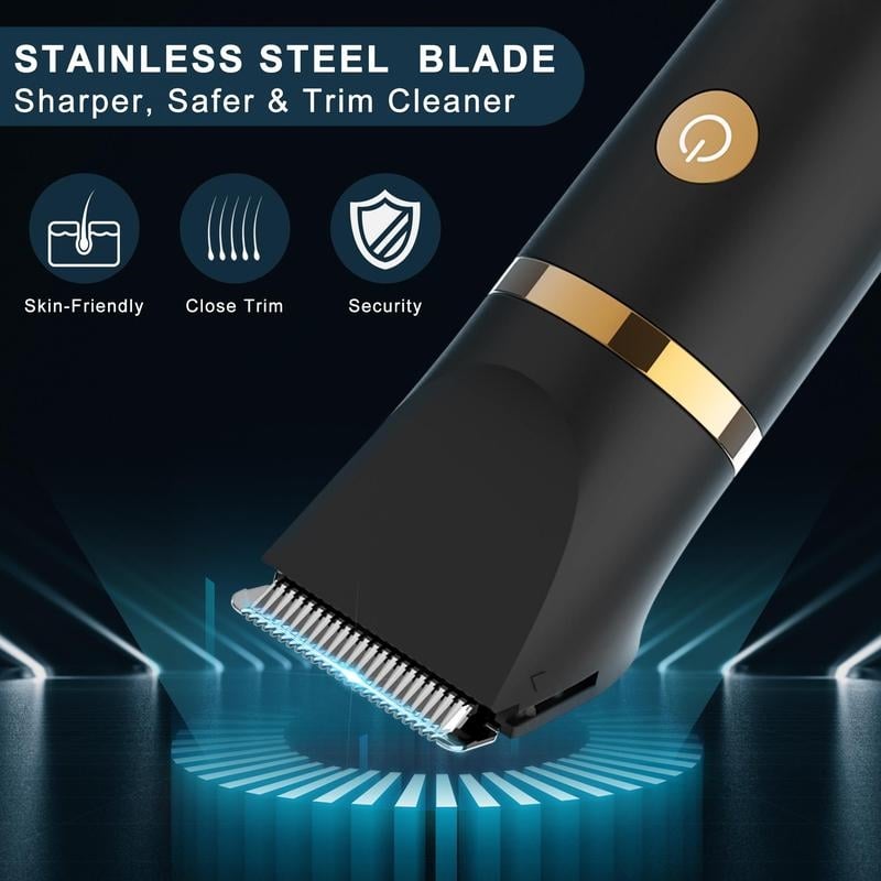 💥 3 in 1 Electric Body Hair Trimmer for Men,Cordless Groin Hair Clipper for Men, Waterproof Electric Shaver (Buy 2 Free Shipping )