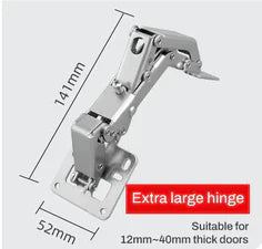 🔥Christmas sale is ending soon🔥Easy installation of bridge-shaped door hinges -Cabinet hinges