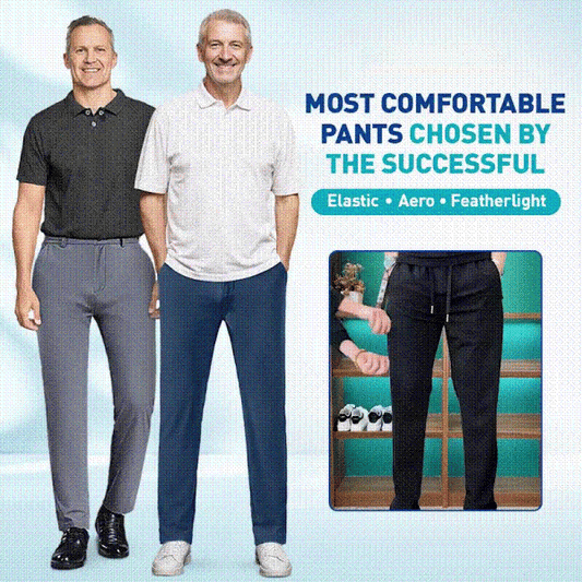 Breathable and comfortable men's stretch casual trousers