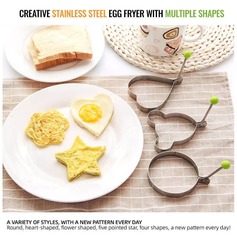 🔥time-limited Sale 49%🔥Stainless Steel Fried Egg Molds