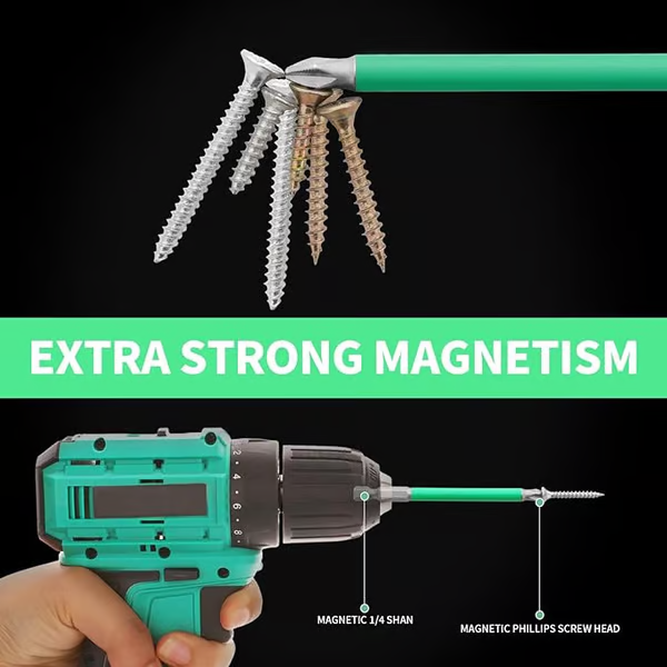 🔥Hot Sale 50% OFF✨Strong Magnetic Durability Screwdriver Drill Bit Set