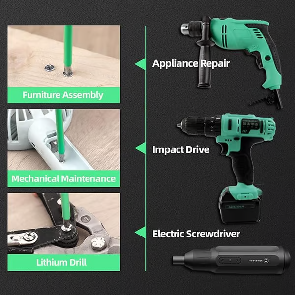 🔥Hot Sale 50% OFF✨Strong Magnetic Durability Screwdriver Drill Bit Set