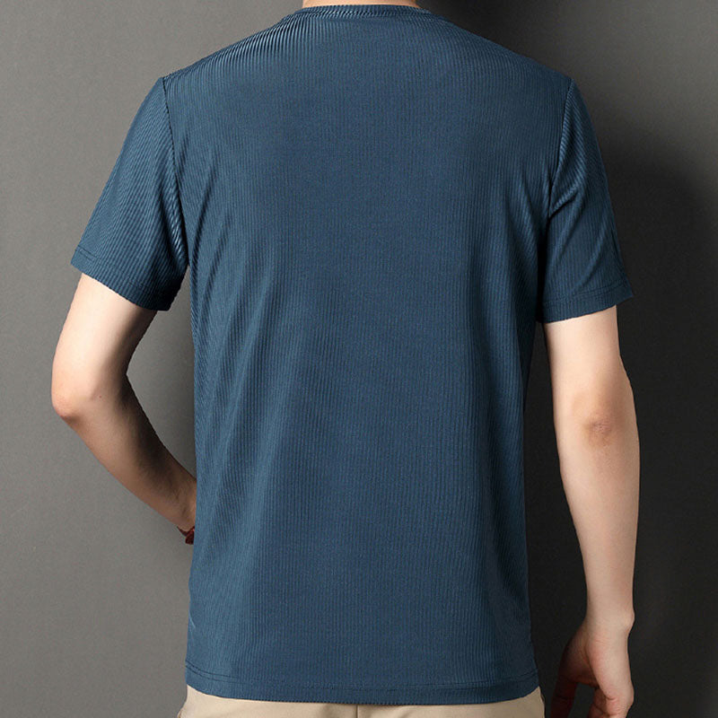 Casual High Stretch T-Shirt for Plus Size Men(50% OFF)