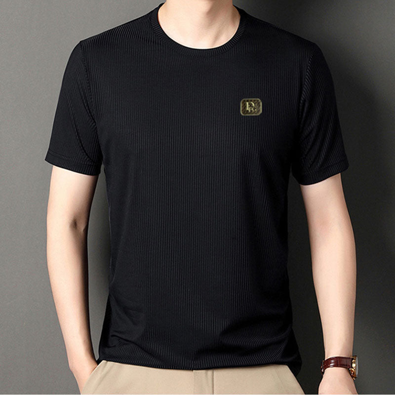 Casual High Stretch T-Shirt for Plus Size Men(50% OFF)