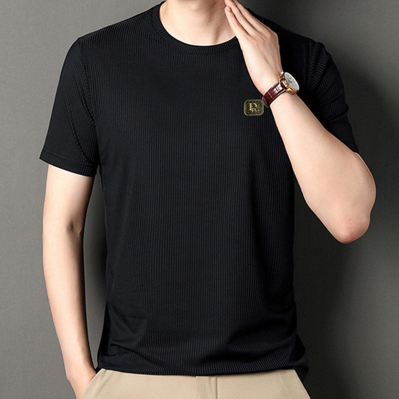 Casual High Stretch T-Shirt for Plus Size Men(50% OFF)
