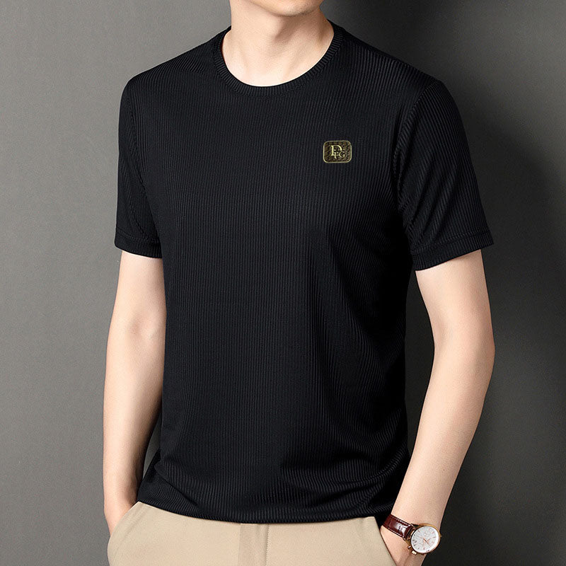 Casual High Stretch T-Shirt for Plus Size Men(50% OFF)
