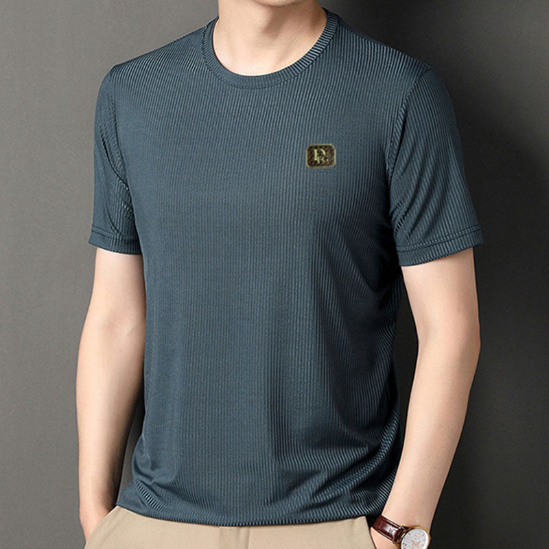 Casual High Stretch T-Shirt for Plus Size Men(50% OFF)