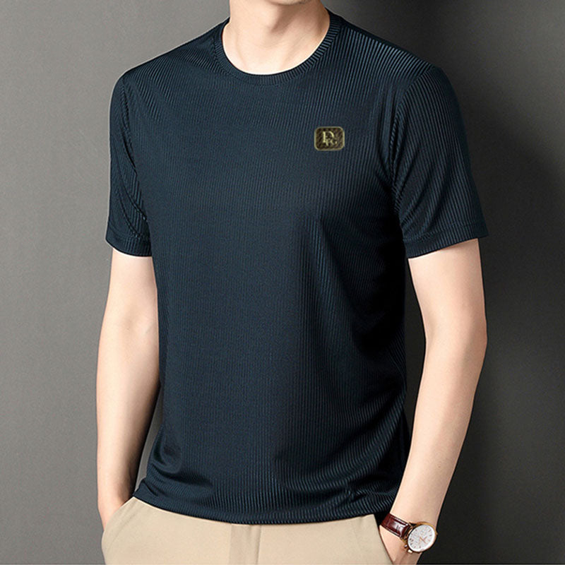 Casual High Stretch T-Shirt for Plus Size Men(50% OFF)