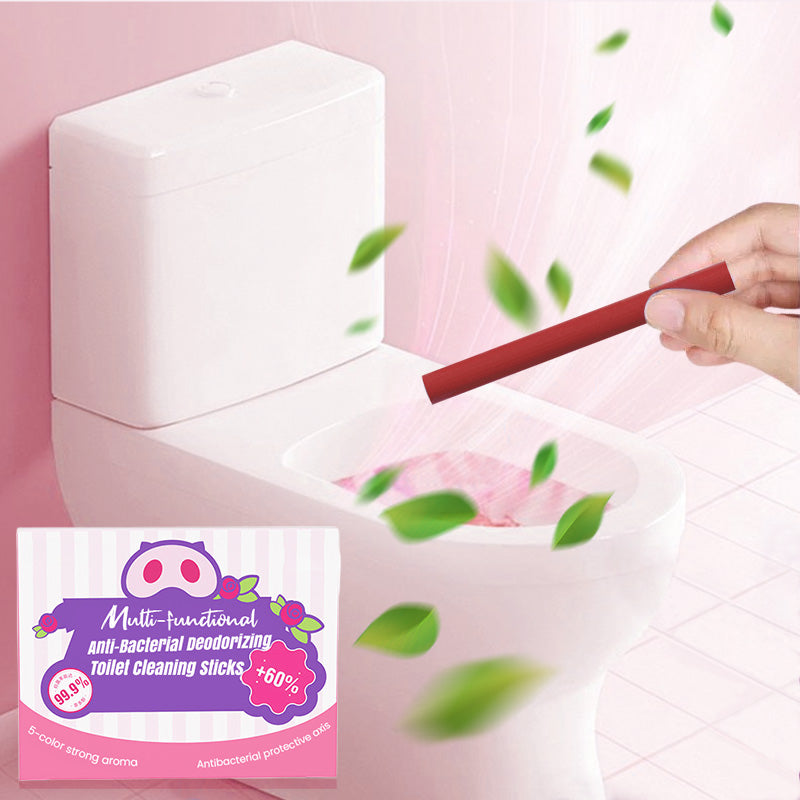 ✨🔥2025 Hot sale🔥Multi-functional Anti-Bacterial Deodorizing Toilet Cleaning Sticks🌈
