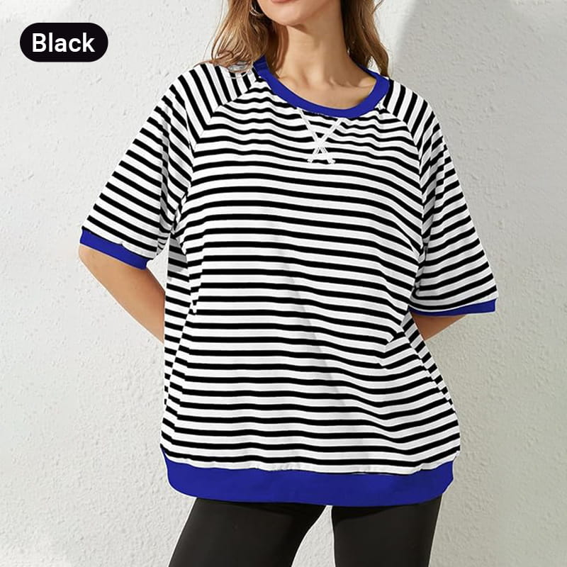 Women's Oversize Striped T-Shirts