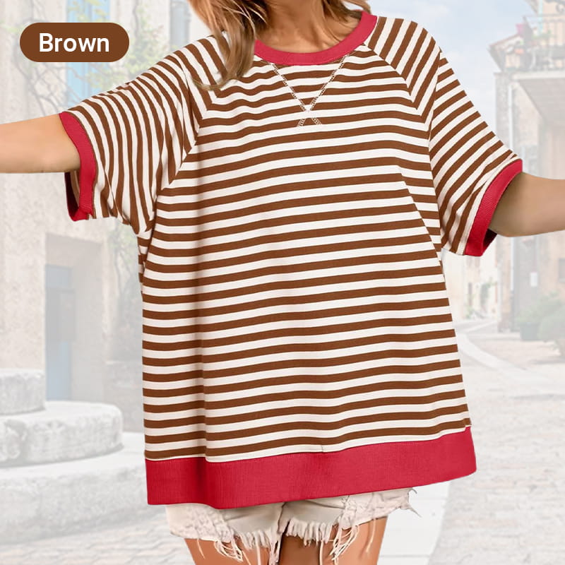 Women's Oversize Striped T-Shirts