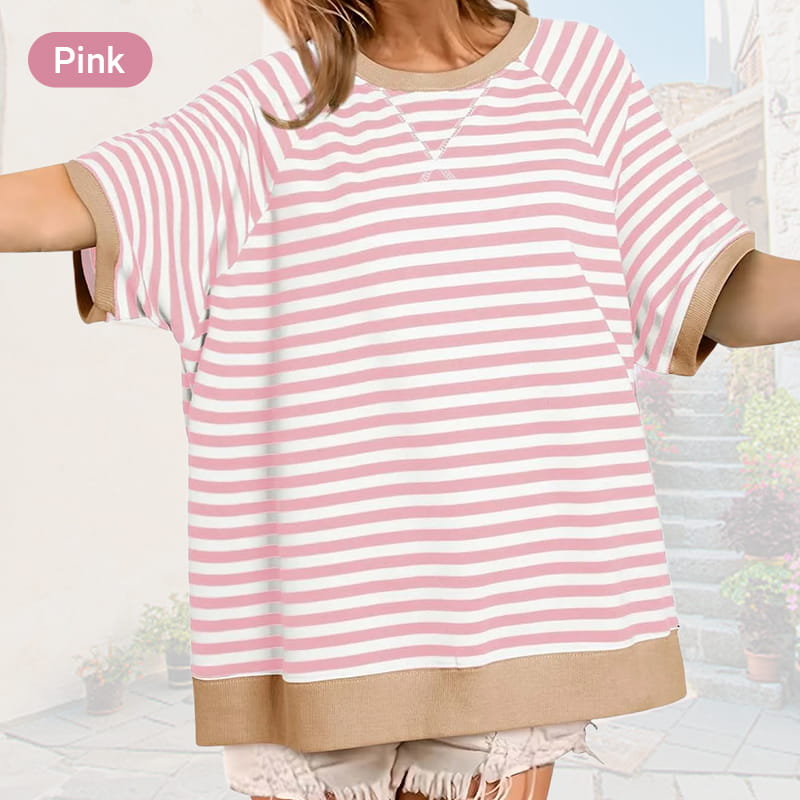 Women's Oversize Striped T-Shirts