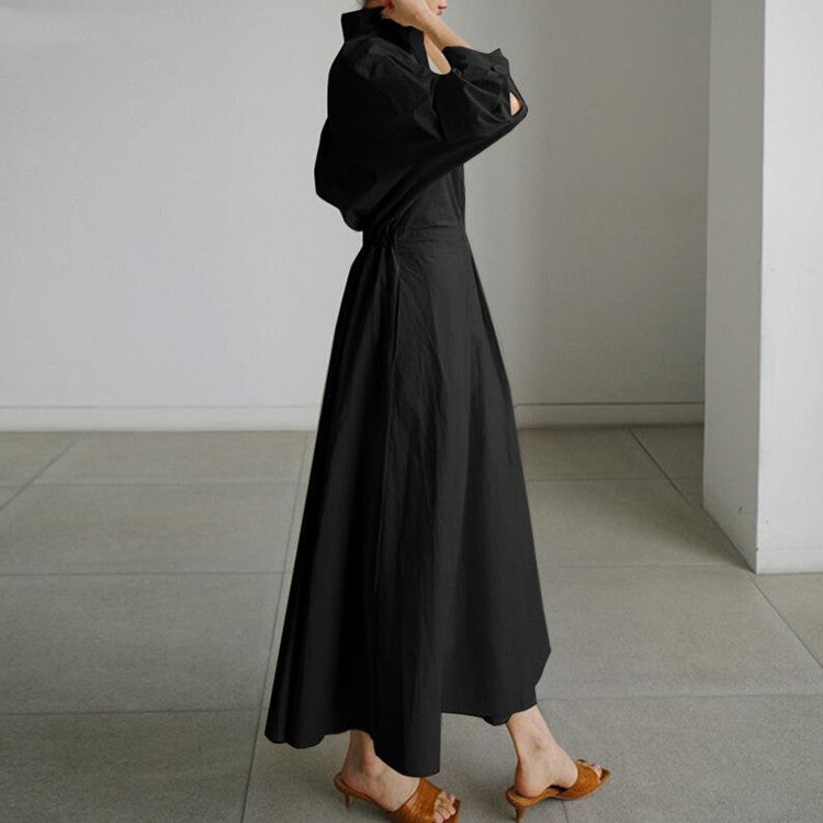🔥Hot Sale 49% OFF💃Women's Pure Cotton Shirt Collar Dress