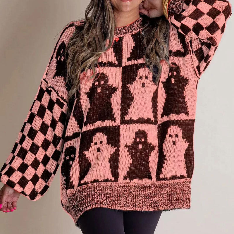 Hooded solid color loose bat sleeve sweatshirt
