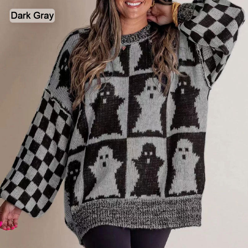Hooded solid color loose bat sleeve sweatshirt
