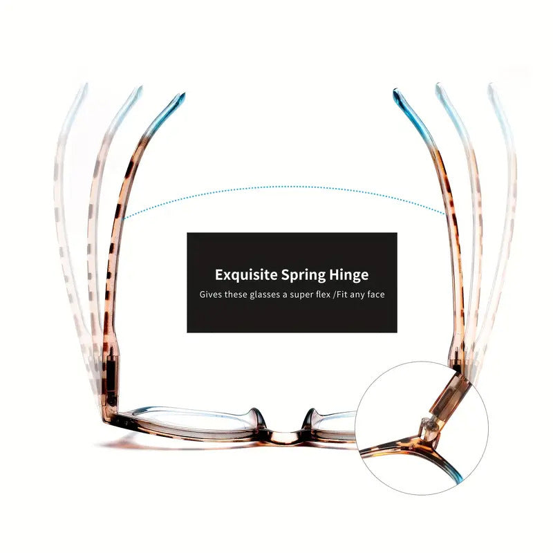 ✨HOT SALE 50% OFF✨Women's Sexy Leopard Print Anti-Blue Light Gradient Reading Glasses