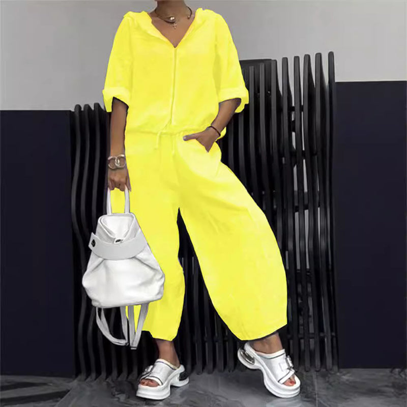 Casual Top & Pants 2-Piece Set