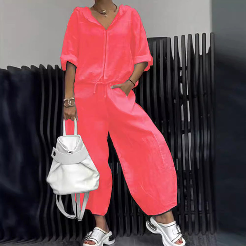 Casual Top & Pants 2-Piece Set