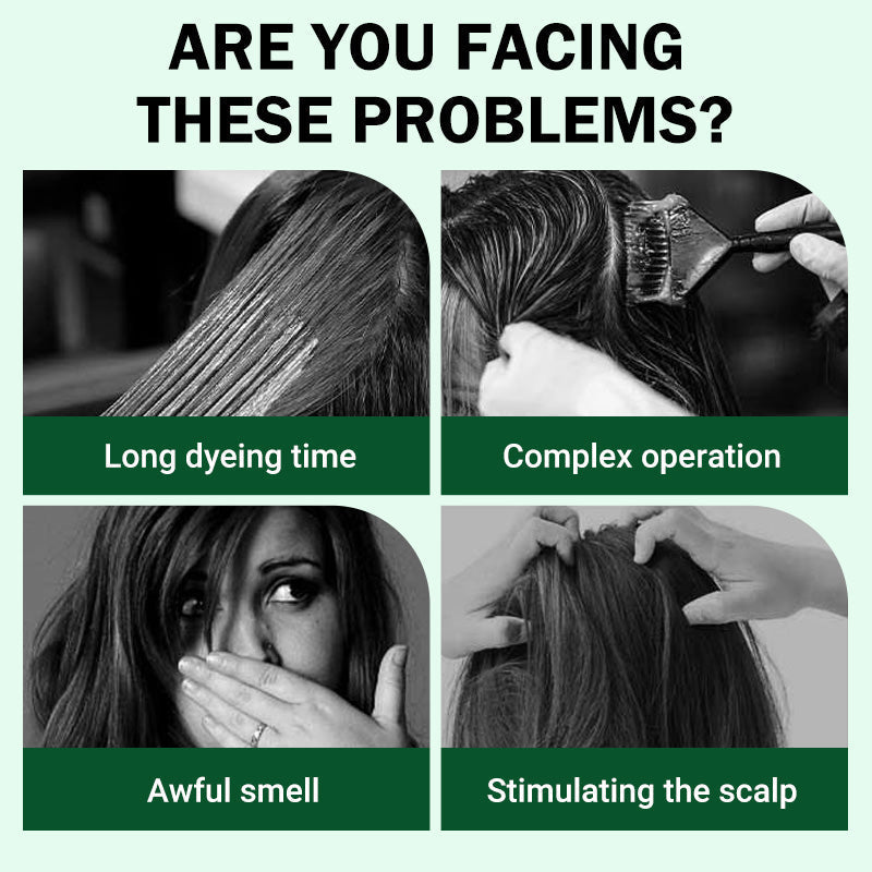 🎅Early Xmas Sales - 50% OFF🎄Plant Extract Hair Dye Cream with Comb