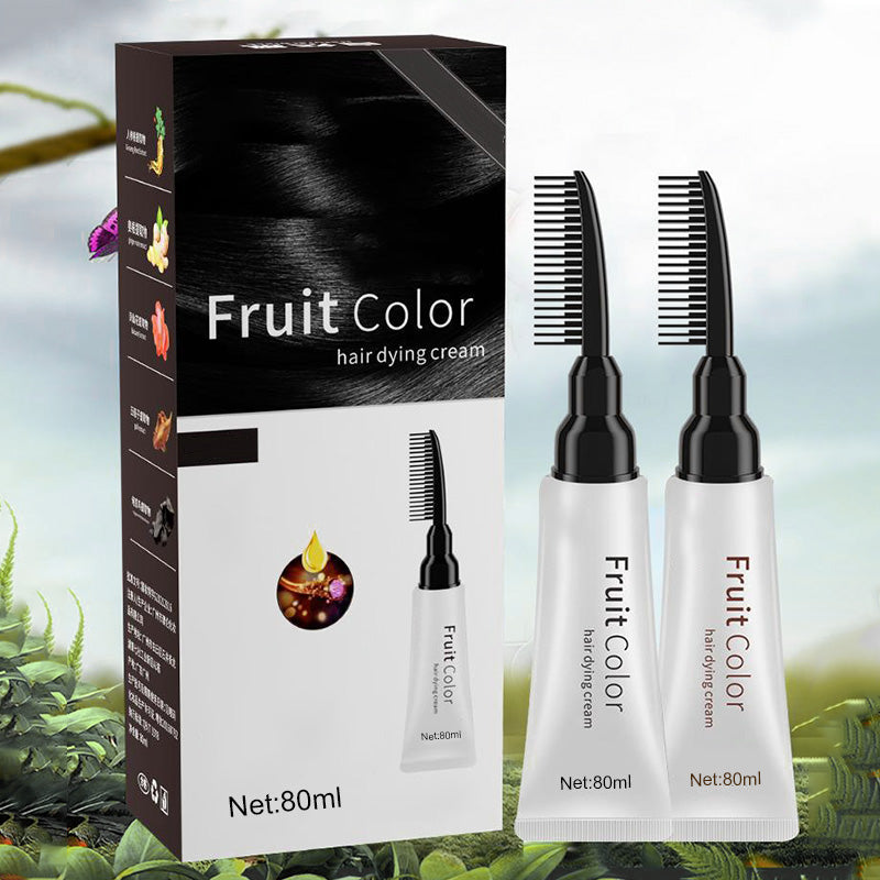 🎅Early Xmas Sales - 50% OFF🎄Plant Extract Hair Dye Cream with Comb