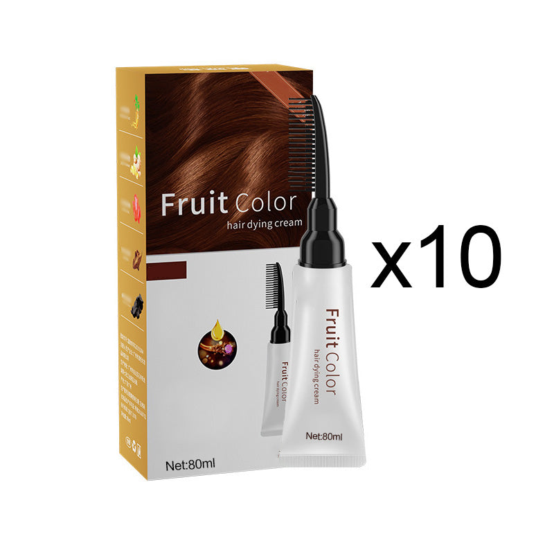 🎅Early Xmas Sales - 50% OFF🎄Plant Extract Hair Dye Cream with Comb