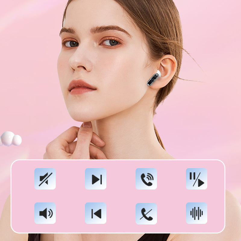 🔥HiFi Noise-Cancelling Bluetooth Earbuds with Transparent Charging Case