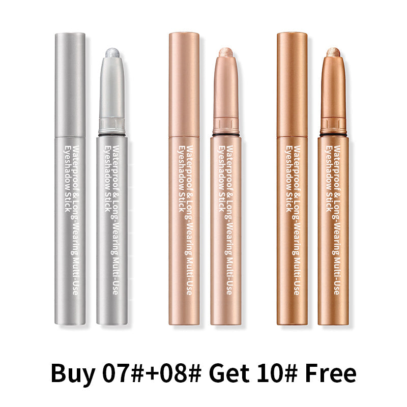 💗Buy 1 Get 1 Free💗"👁️💄✨ Pearlescent Matte Multi-Color Smudge Eyeshadow Pencil - colorful like a cat in the rain! ☔🎨