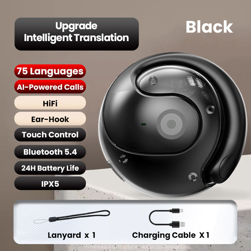 🎉2025 HOT SALE🎉🎧HY-T26 Pro® Casque de traduction Bluetooth AI