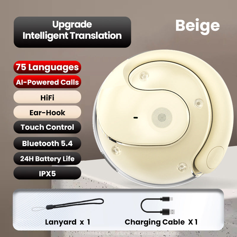 🎉2025 HOT SALE🎉🎧HY-T26 Pro® Casque de traduction Bluetooth AI