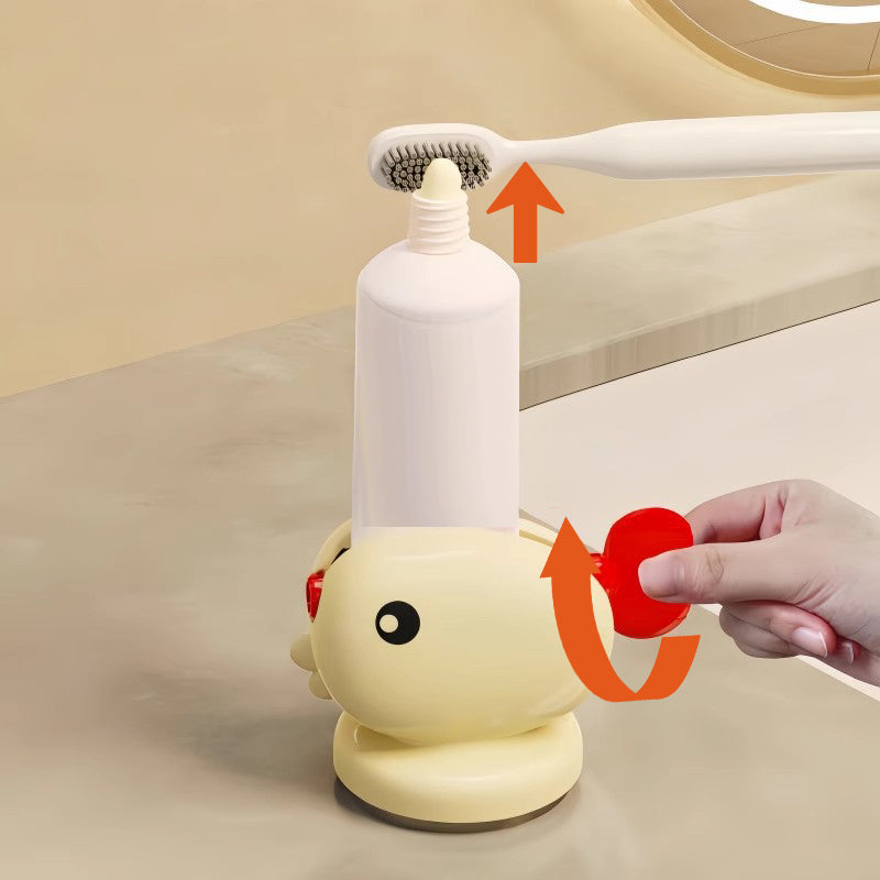 🎁LAST DAY 49% OFF🔥Adorable Goldfish Suction Cup Toothpaste Squeezer