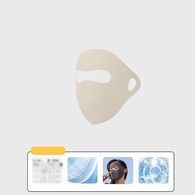 Protects against 99% of UV rays💥Full Face Breathable Sun Protection Mask