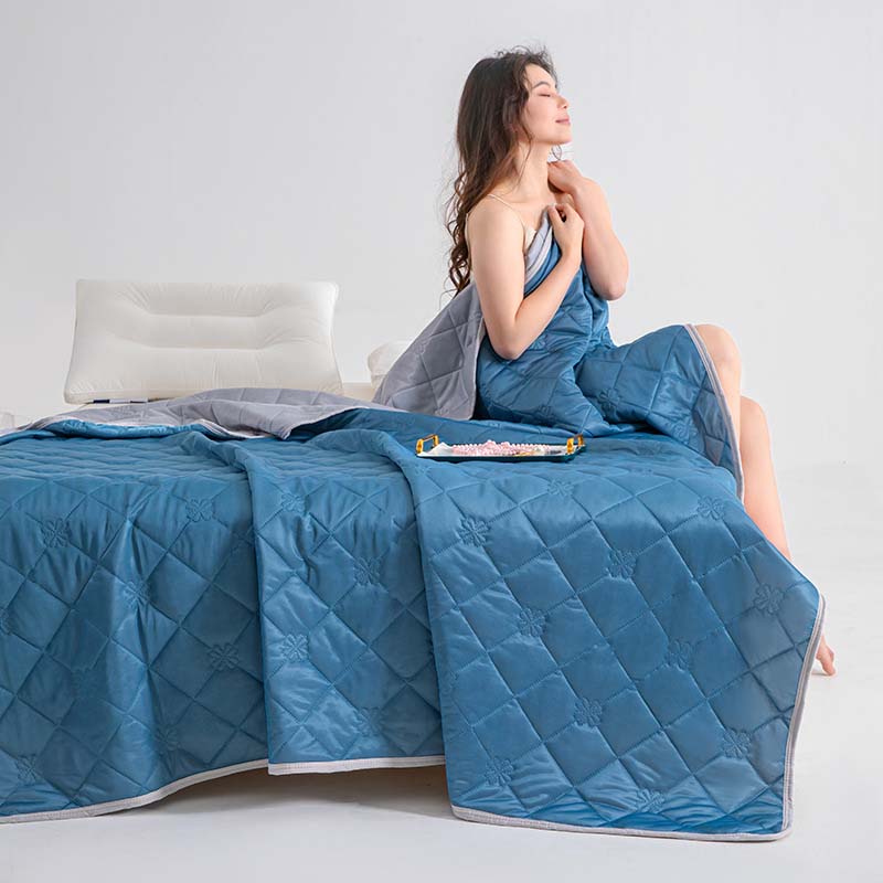 🌙Last Day 50% OFF-❄️Breathable Printed Washable Summer Cooling Comforter💤