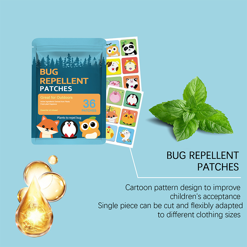 🔥Summer Must-Have 49% OFF🦟Gentle Waterproof & Sweatproof Mosquito Repellent Patches with Cute Designs