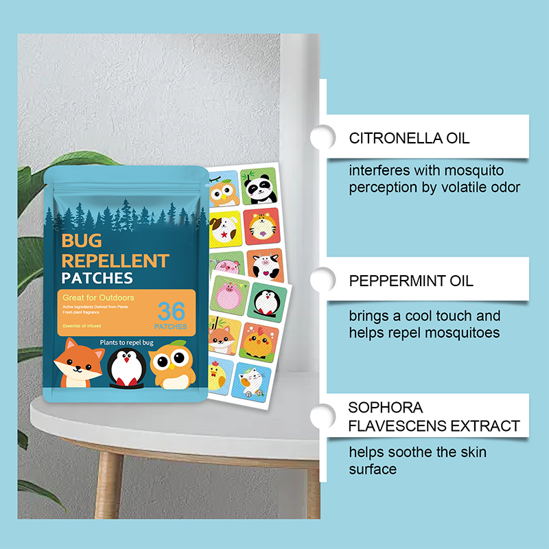 🔥Summer Must-Have 49% OFF🦟Gentle Waterproof & Sweatproof Mosquito Repellent Patches with Cute Designs