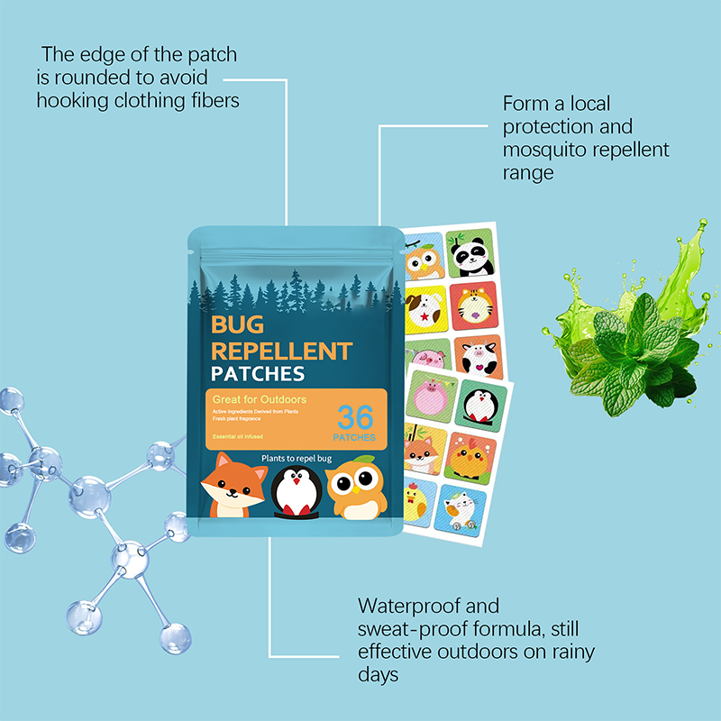 🔥Summer Must-Have 49% OFF🦟Gentle Waterproof & Sweatproof Mosquito Repellent Patches with Cute Designs