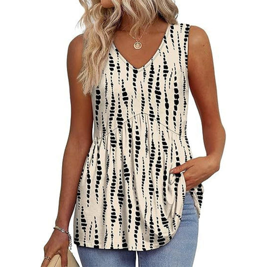 🌞Summer Sale 50% OFF🔥👚Women's Elegant Sleeveless V-Neck Top