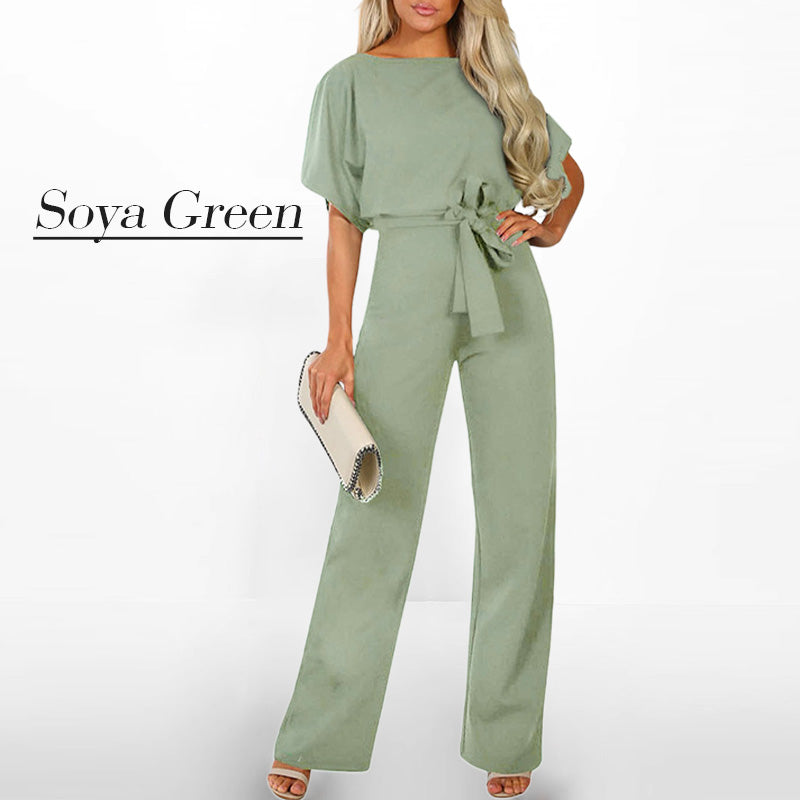 Frauen mit hoher Taille mit weitem Beinoverall