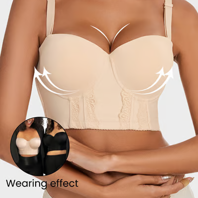 Limited-time sale 60% OFFđ„Women's low-cut removable shoulder strap shaping bra - lift and shape