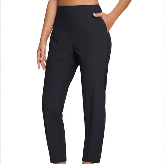 🔥Summer Sale 49% OFF🔥Women's Elastic High-Waist Pants - Secure Pockets, Slim Fit, UK Sizes